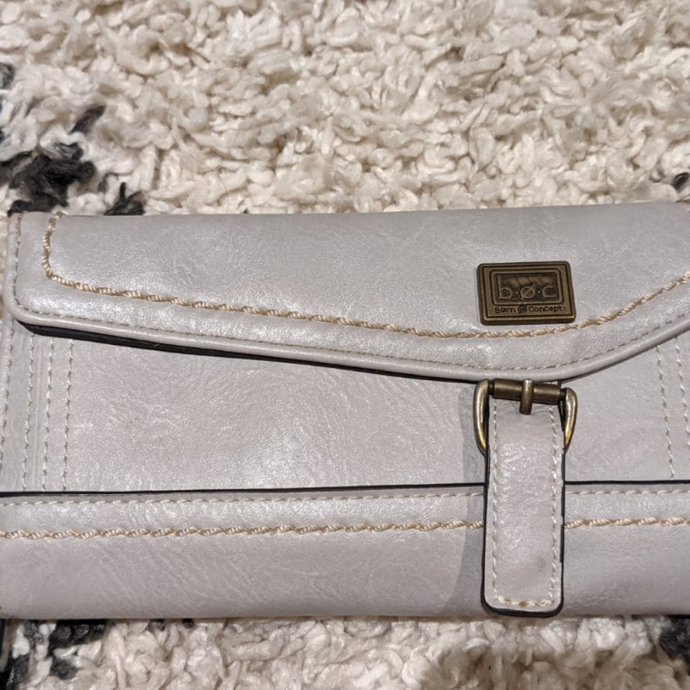 Grey b ø c wallet